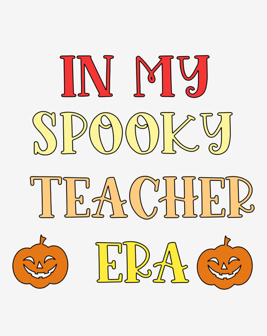 In my spooky teacher era